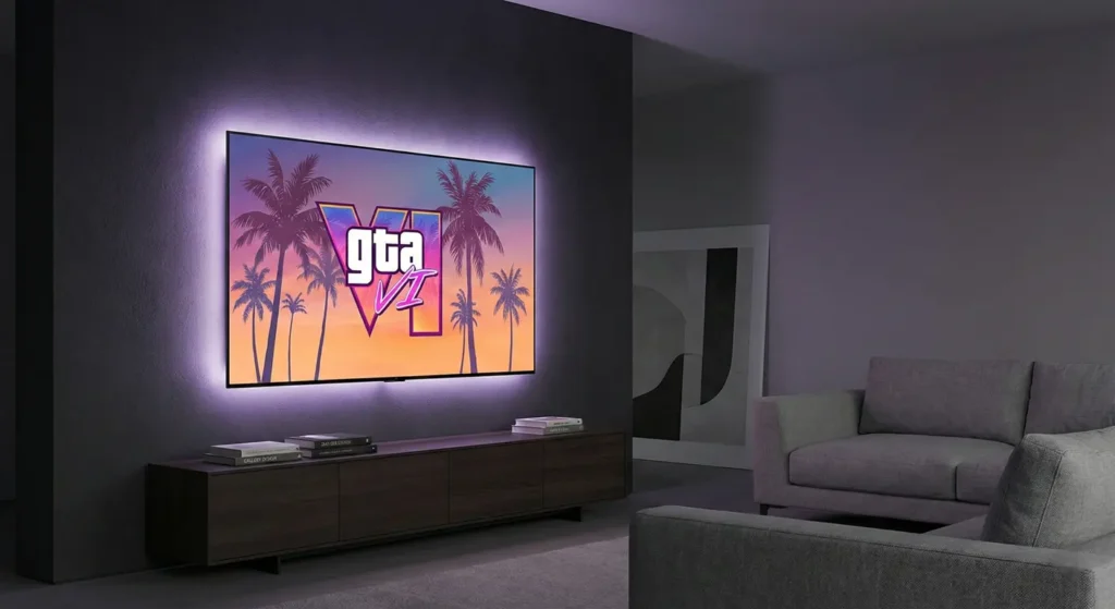 LG OLED TV, rated as the Best TV for GTA 6 on PS5 Pro. LG OLED TV, rated as the Best TV for GTA 6 on PS5 Pro.