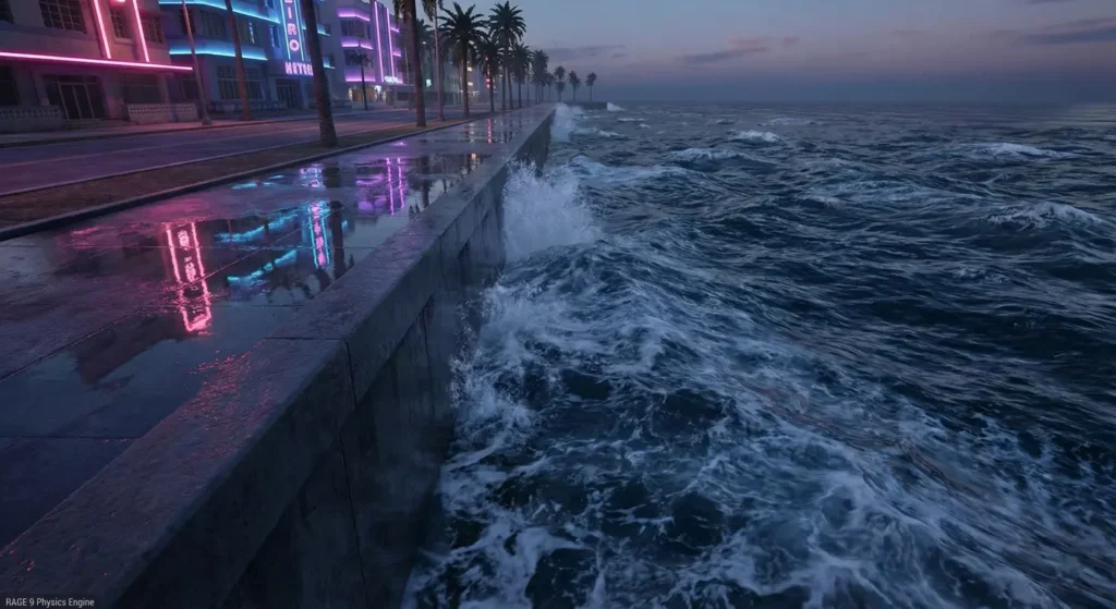 GTA 6 graphics engine water physics affects if I Can Run GTA 6.