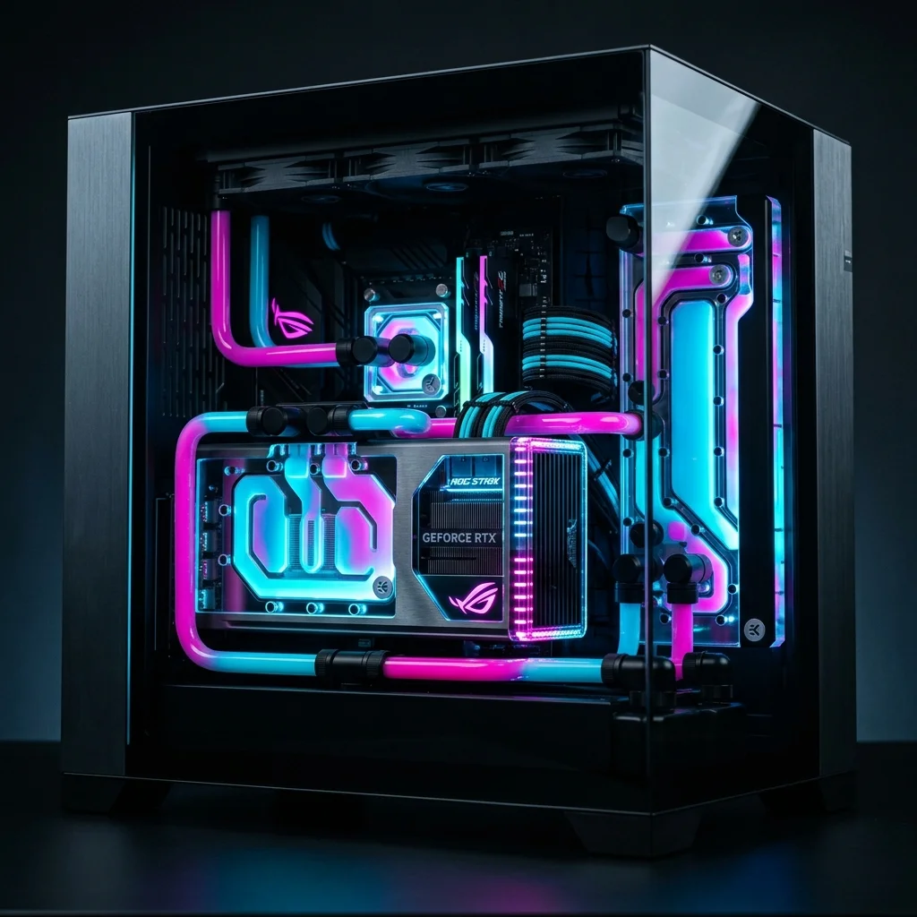 GTA 6 PC release date hardware requirements showing a high-end modern gaming PC.
