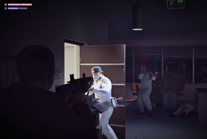 GTA 6 extended look tactical motel shootout showing dynamic cover and SWAT combat.
